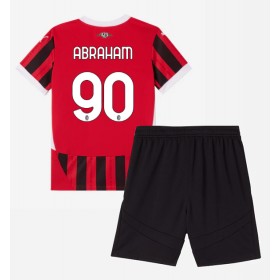 AC Milan Tammy Abraham #90 Hemmakläder Barn 2024-25 Kortärmad (+ Korta byxor)